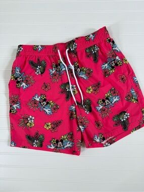 Disney Pink Tropical Mickey Swim Shorts